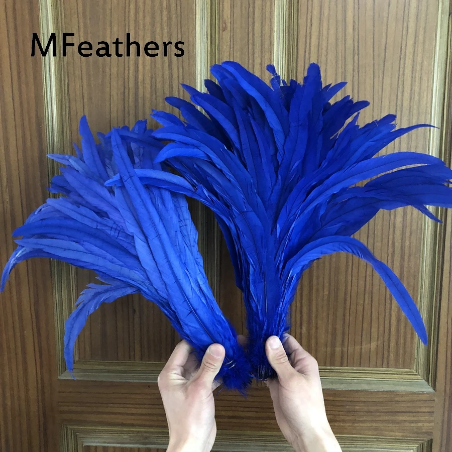 Factory Cheap Sales 20-500PCS/Lot Natural Rooster Coque Feather 40-45CM 16-18