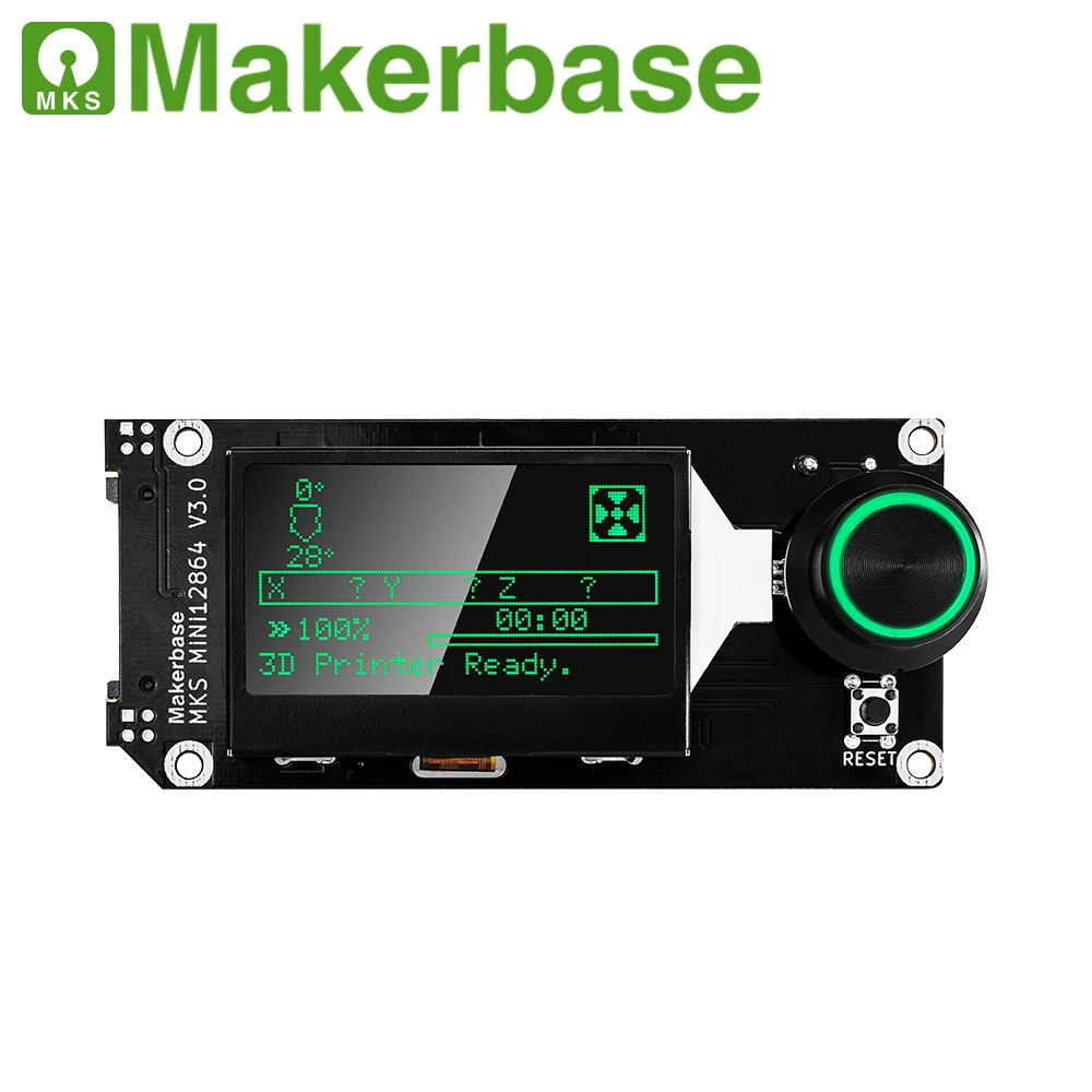 Makerbase MKS MINI12864 V3 Insert SD Card Side LCD Smart Display Screen 3D Printer Parts MKS SKR VORON mini 12864