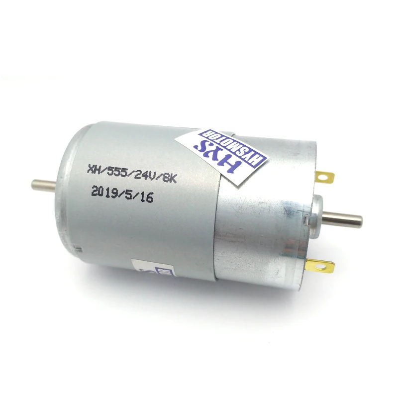 

555 DC Motor Double Shaft Length 13mm High Speed 12V 24V 4000rpm 8000rpm PWM Controller Forward Reverse Electric Engine Drill