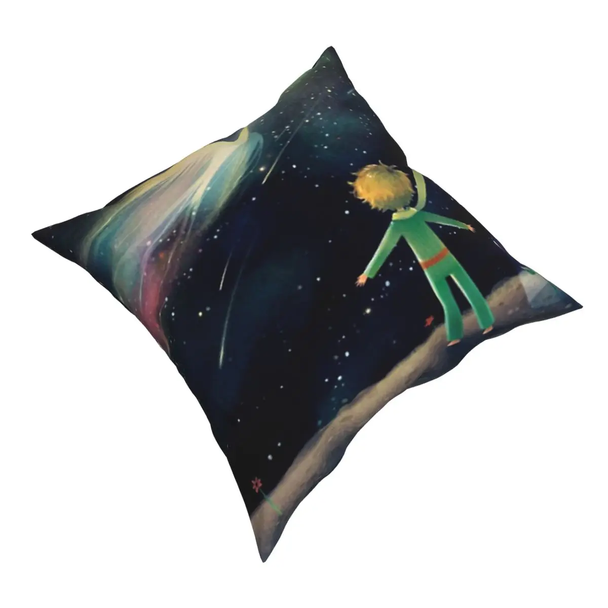 The Little Prince Pillowcase Home Decorative France Rose Fox Meteor Cushions Throw Pillow for Sofa Double-sided Printing