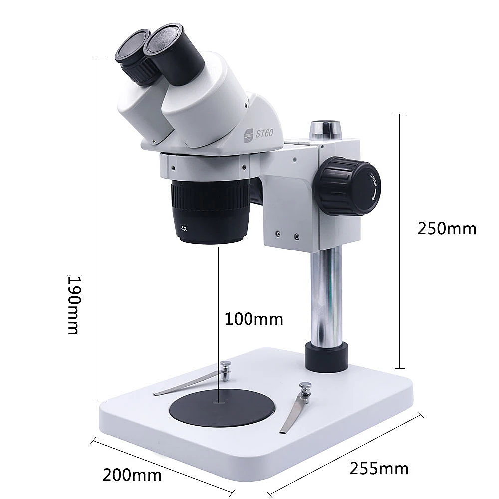 Stereo Microscope-20X-40X Lab Led Verrekijker Microscoop Sieraden Horloge Elektronische Reparatie Tool Laboratorium Observatie Vergrootglas