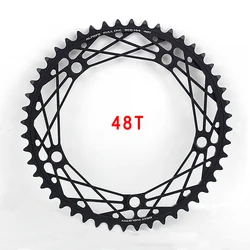 Bicycle Hollowed-out Tooth Plate Parts, Aluminum Alloy, BCD 144, 48T, Bike, Chainring