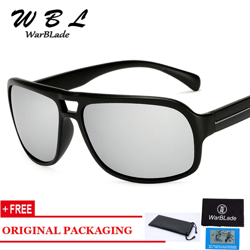 WarBLade 2024 Classic Men\'s Square Polarized Sunglasses Men Vintage Driving Mirror Sun Glasses UV400 Polarized Glasses Women