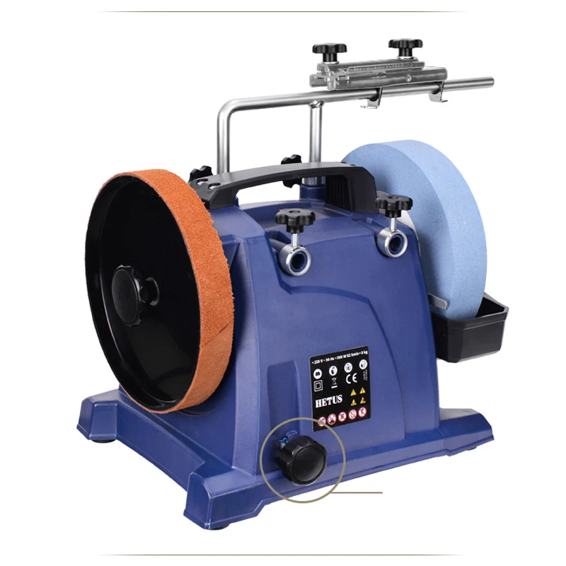 Low-speed water-cooled sharpener for household small woodworking tools, engraving knives, chisels, electric desktop sharpeners