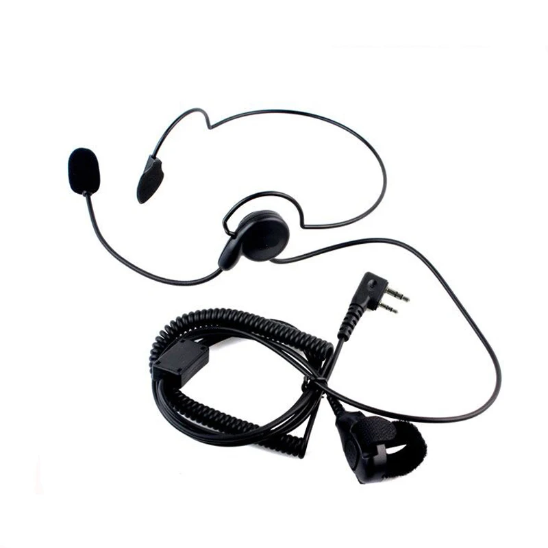 

Two Way Radio Headset for Kenwood with Finger PPT Push to Talk, Baofeng UV-5R, TK-208, TK-220, TK-240, TK-240D