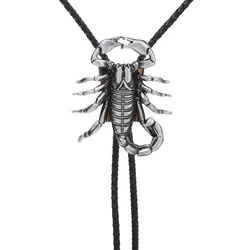 3D three-dimensional scorpion bolo tie tie pendant equestrian shirt accessories American western cowboy style tie