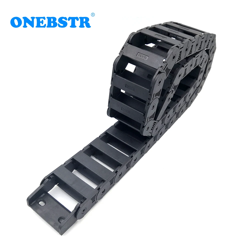 1 Meter 18x50mm Drag Cable Chain Wire Carrier Transmission Towline Bridge Type For CNC Engraving Machine Tools Hot Sales