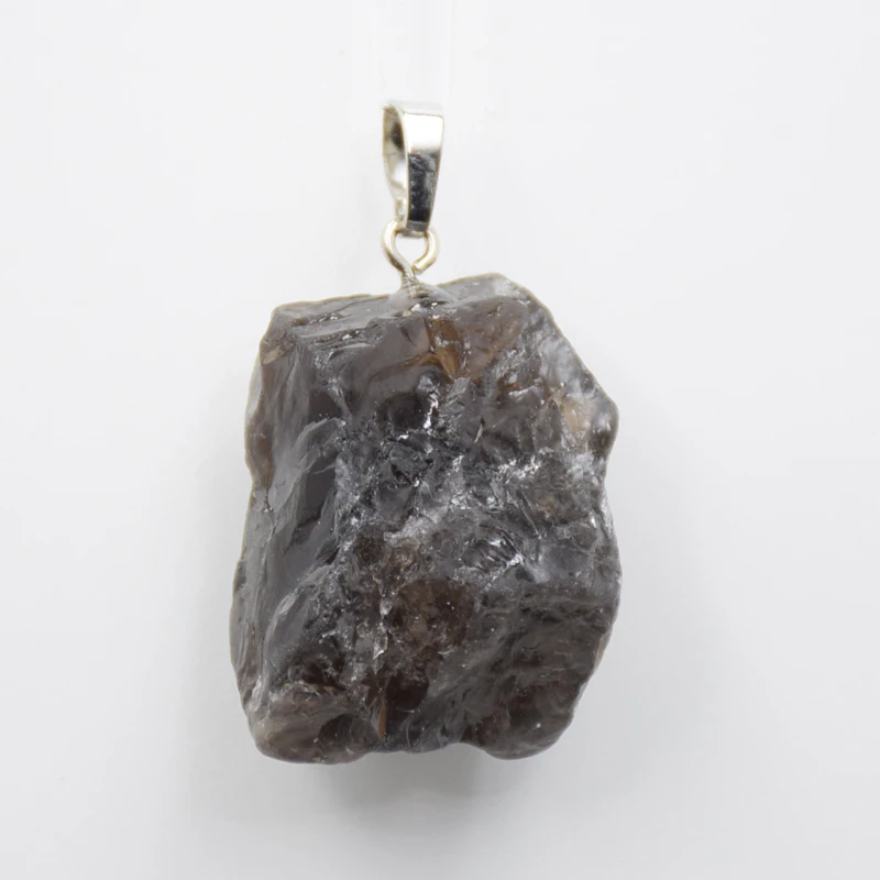 New Original Irregular Shape Natural Stone Amethysts Pink Quartz White Rock Crystal Pendant for Women Necklaces Jewelry