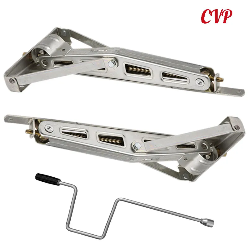 CVP RV Trailer Stabilizing Stands Parts C-Style Jacks Caravan Stabiliser Parking Legs Motorhome Camping RV Stabilizer