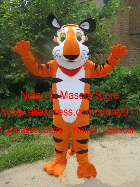 High Quality EVA Material Helmet Tiger Mascot Costume Unisex Cartoon Suit Cosplay Makeup Birthday Party Holiday Gift 407