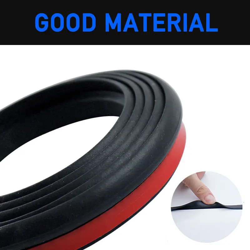 Car Hood Sealing Strip Universal Auto Rubber Seal Strip for Engine Covers Seals Trim Sealant Waterproof Anti Noise Accessories