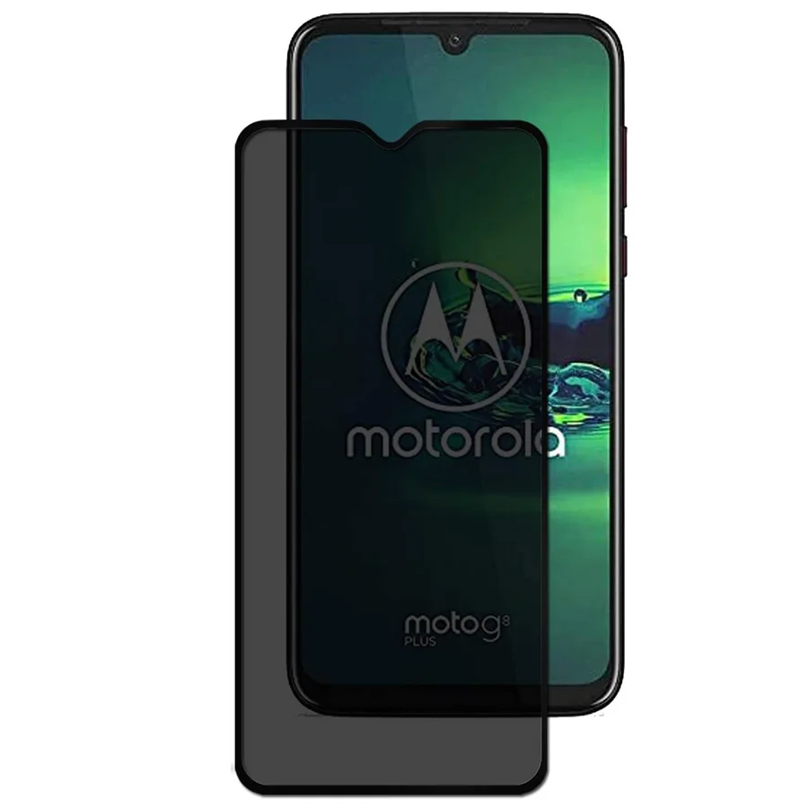 Privacy Filter Tempered Glass Film AntiSpy Shield Screen Protector for Motorola Moto G8 Plus/ONE MACRO/Moto G7 PLUS/G8 Play