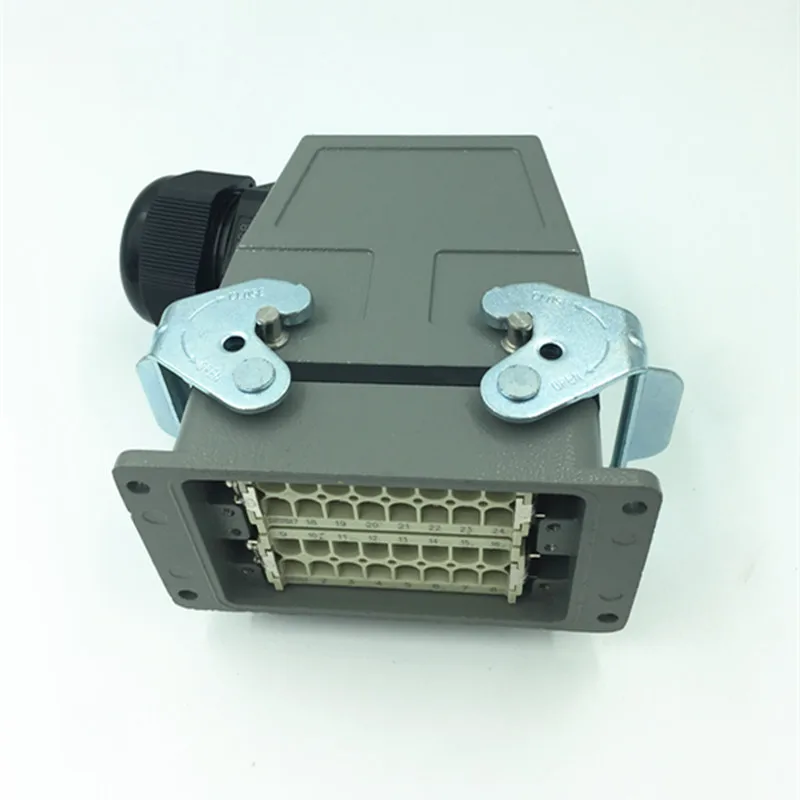 Heavy-duty Connector 32-pin Rectangular Plug Socket Small 32-pin Hot Runner Connector HDC-HA-032-1/2