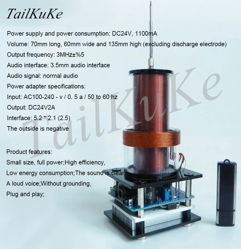 

Tesla Coil, Music, Different Factory More Function in One Link