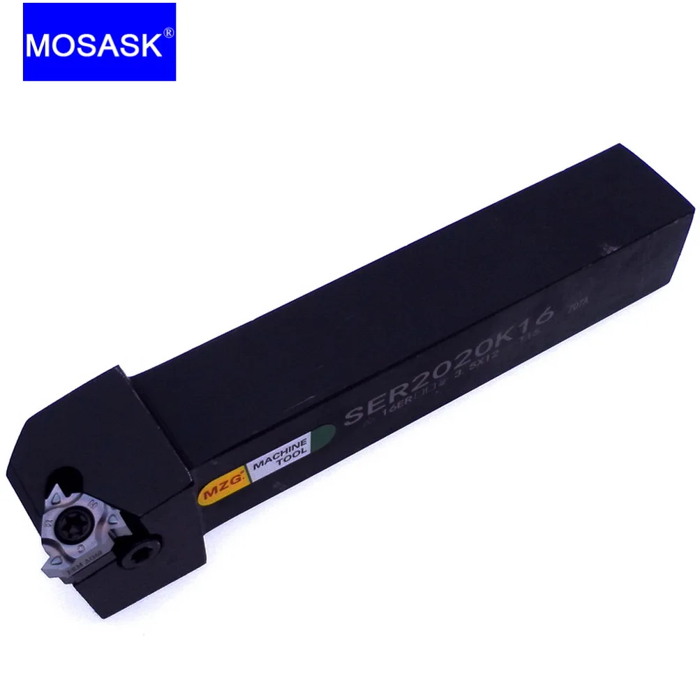 Imagem -06 - Mossask Ser Externo Cnc Cortador de Giro Rosca da Haste Rosqueada Inserções 11er 16er Insers de Carboneto Lathe Suportes de Ferramentas de Rosqueamento