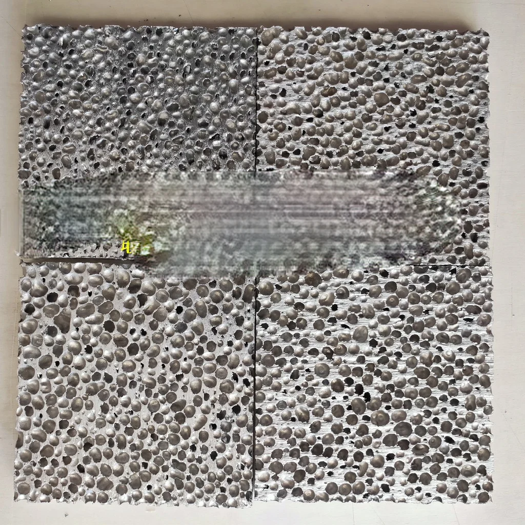 1pieceFoam Aluminum Sound-absorbing and Sound Insulation Foamed Aluminum Board