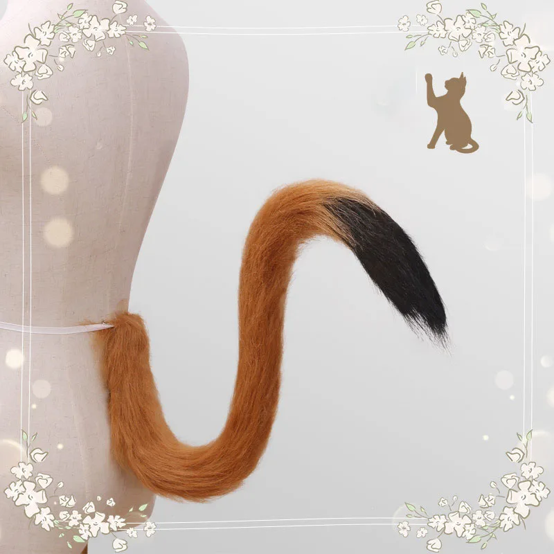 

cosplay cat tail kitten tail cat tail show anime cat ears maid cute accessories cat tail