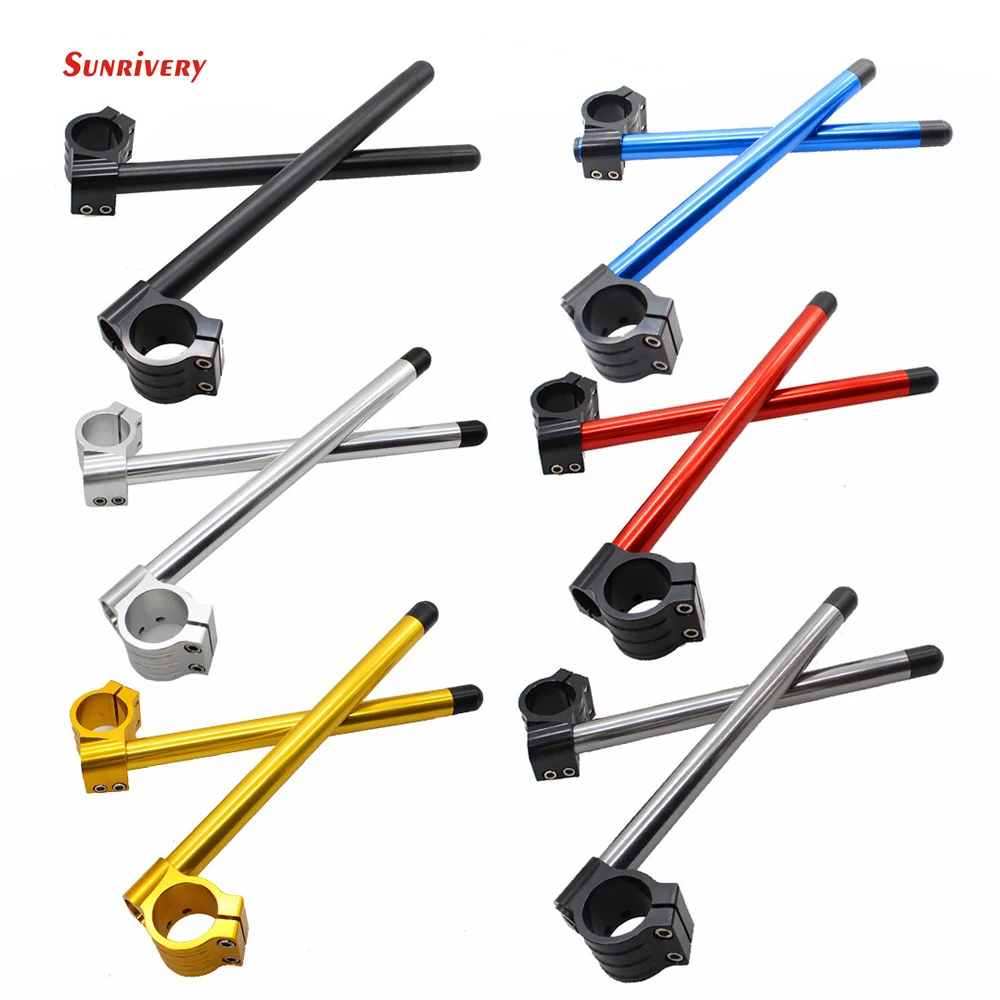 Motorcycle Adjustable Handlebar Clip-Ons Fork Handle Riser Regular  Bars For Yamaha YZF R6 FZR750RR OW01 FZR1000