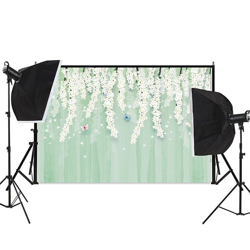 Flowers Photography Background Bridal Floral Wall Backdrop Romantic Theme Photo Shoot Backdrop Wedding Party Decoration