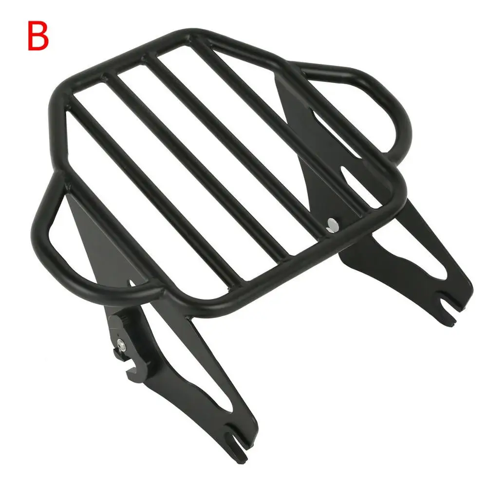 Motorcycle Sissy Bar Backrest Luggage Rack Docking Kit For Harley Touring Road King Road Glide Street Glide 2014-2022