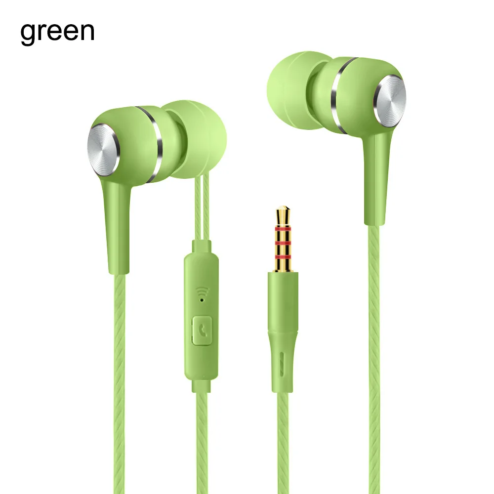 3.5Mm In Ear Oortelefoons Bedrade Headset Gamer Voor Computer Iphone Samsung Dual Drive Stereo Sport Oordopjes Met Microfoon Auriculares