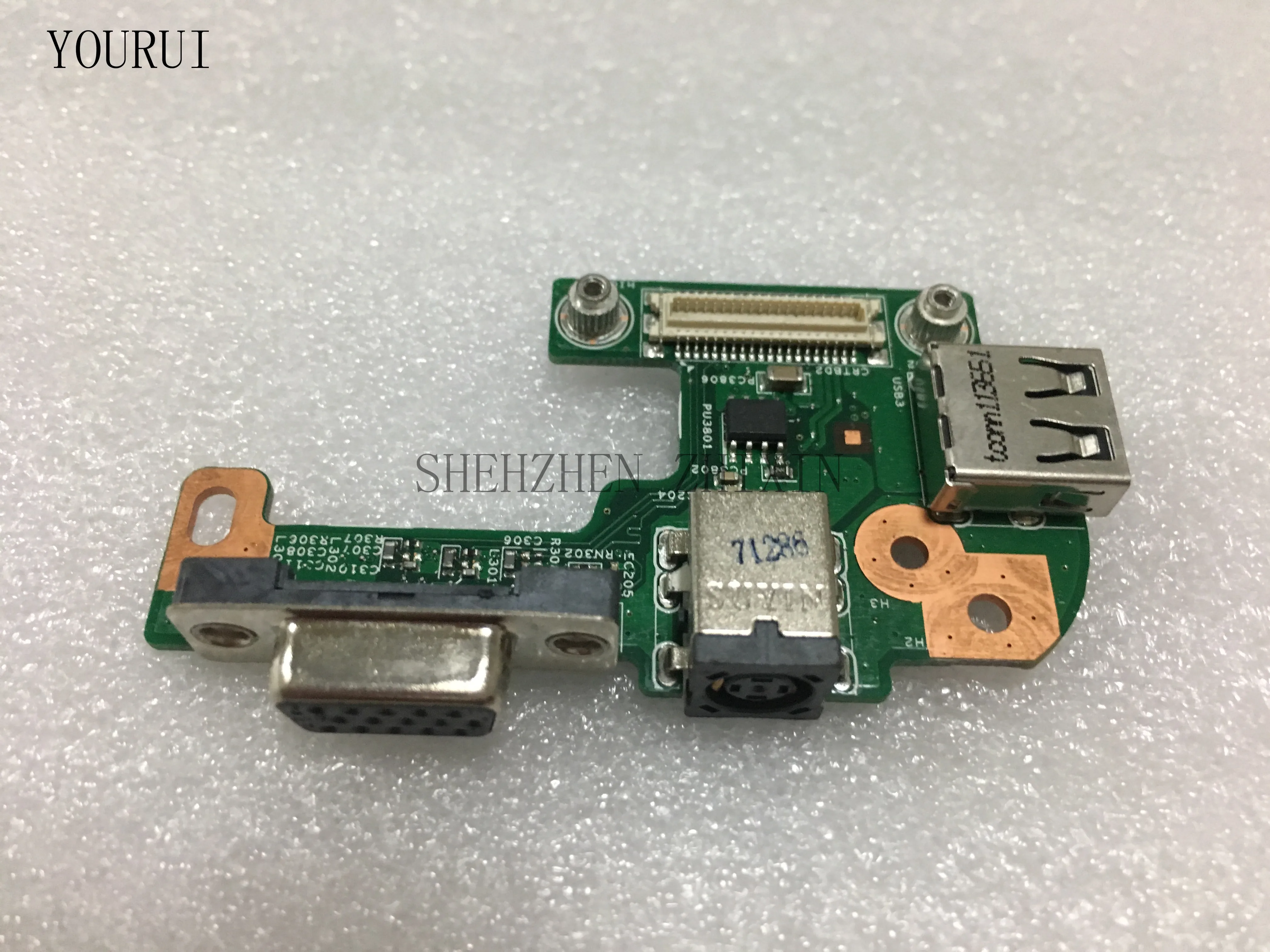 Para dell para inspiron n5110 dq15dn15 48.4if05. 011 crt dc power jack vga placa usb