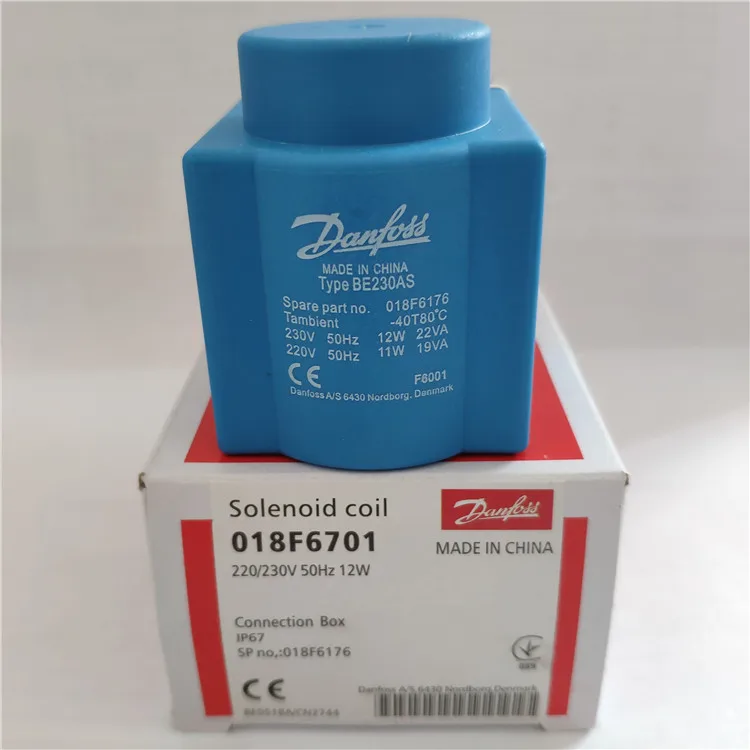 Danfoss solenoid valve coil 018F6701 018F6176