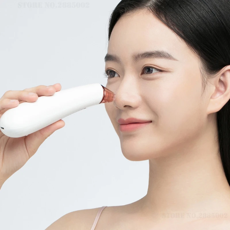 Youpin Wellskins Electric Blackhead Cleaner Vacuum Suction Facial SPA Facial Care Tools Deep Pore Cleanser Acne Pimple Removal