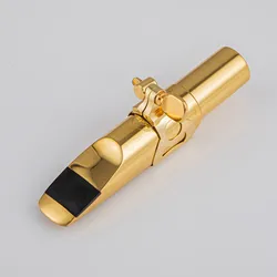 High Quality Professional Tenor Soprano Alto Saxophone Metal Mouthpiece  Gold Plating Sax Mouth Pieces Accessories Size 56789