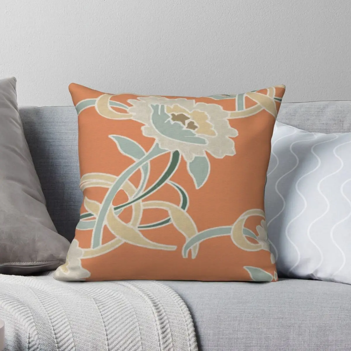 

Golden Girls Couch Square Pillowcase Polyester Linen Velvet Pattern Zip Decor Home Cushion Cover 18"