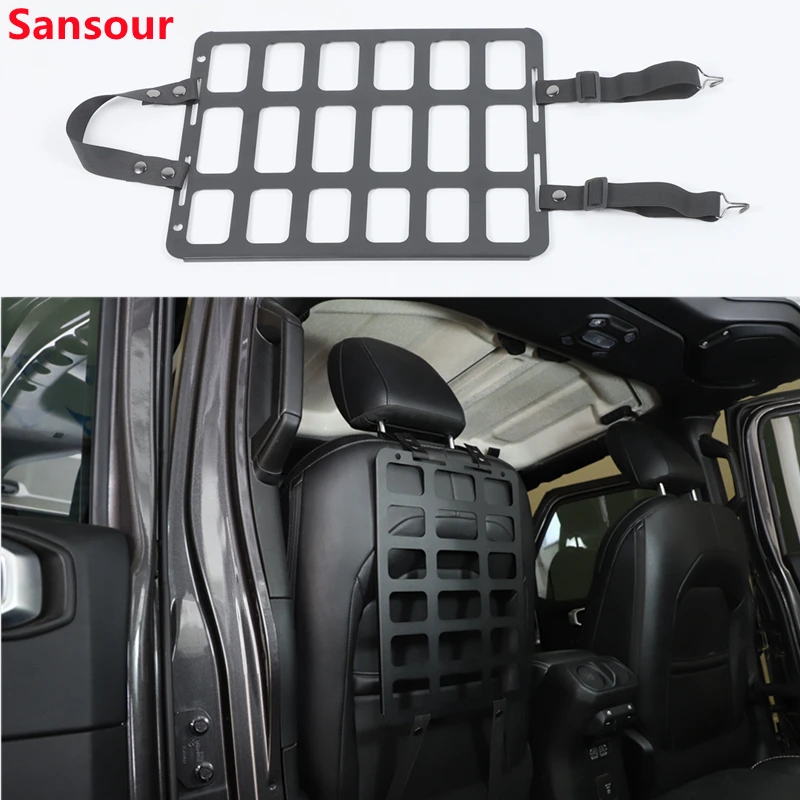 Shelves Car Seat Back Racks Storage Bag Shelf Luggage Carrier Supports Accessories for Suzuki Jimny 2019 2020 2021 2022 2023+