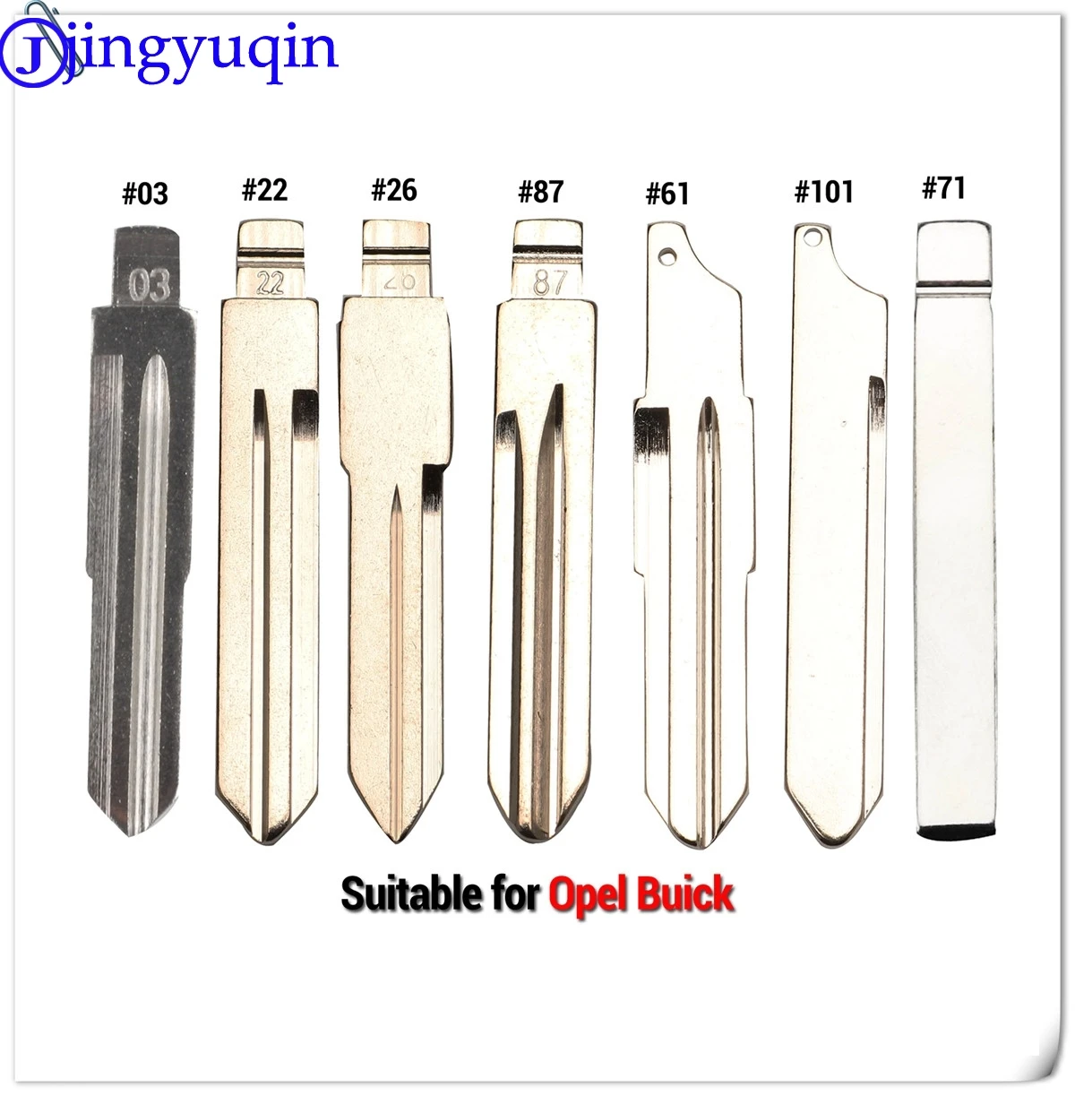 

jingyuqin # 03 22 26 71 61 87 No.22 Remote Key Blade For Buick Excelle HRV Triumph LaCrosse Regal Verano Encore Blank Replace