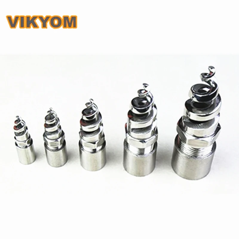 Silicon carbide ceramic stainless steel spiral nozzle Acid and alkali resistant and corrosion resistant spiral nozzle