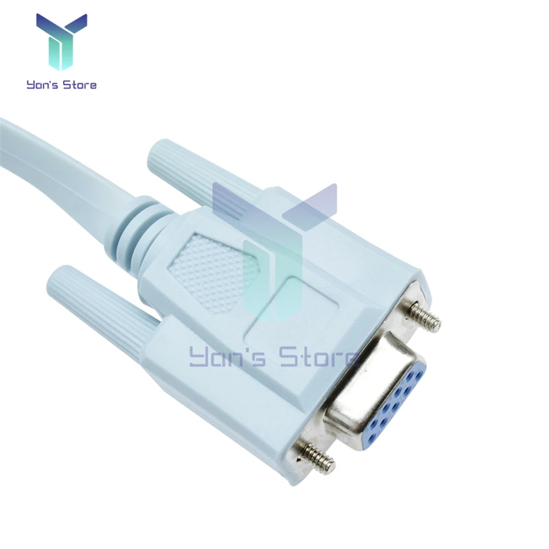 1.5M Nữ Mạng Cáp Cisco Tay Cầm RJ45 Để Rs232 DB9 COM Cổng Nối Tiếp