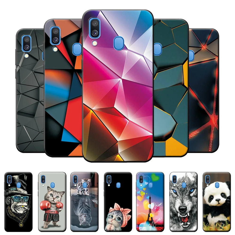 For Samsung Galaxy A40 Case Soft Silicone Back Cover Bags For Samsung A40 Cool Fashion Case Bumper For Samsung A40 A40 A 40 5.9