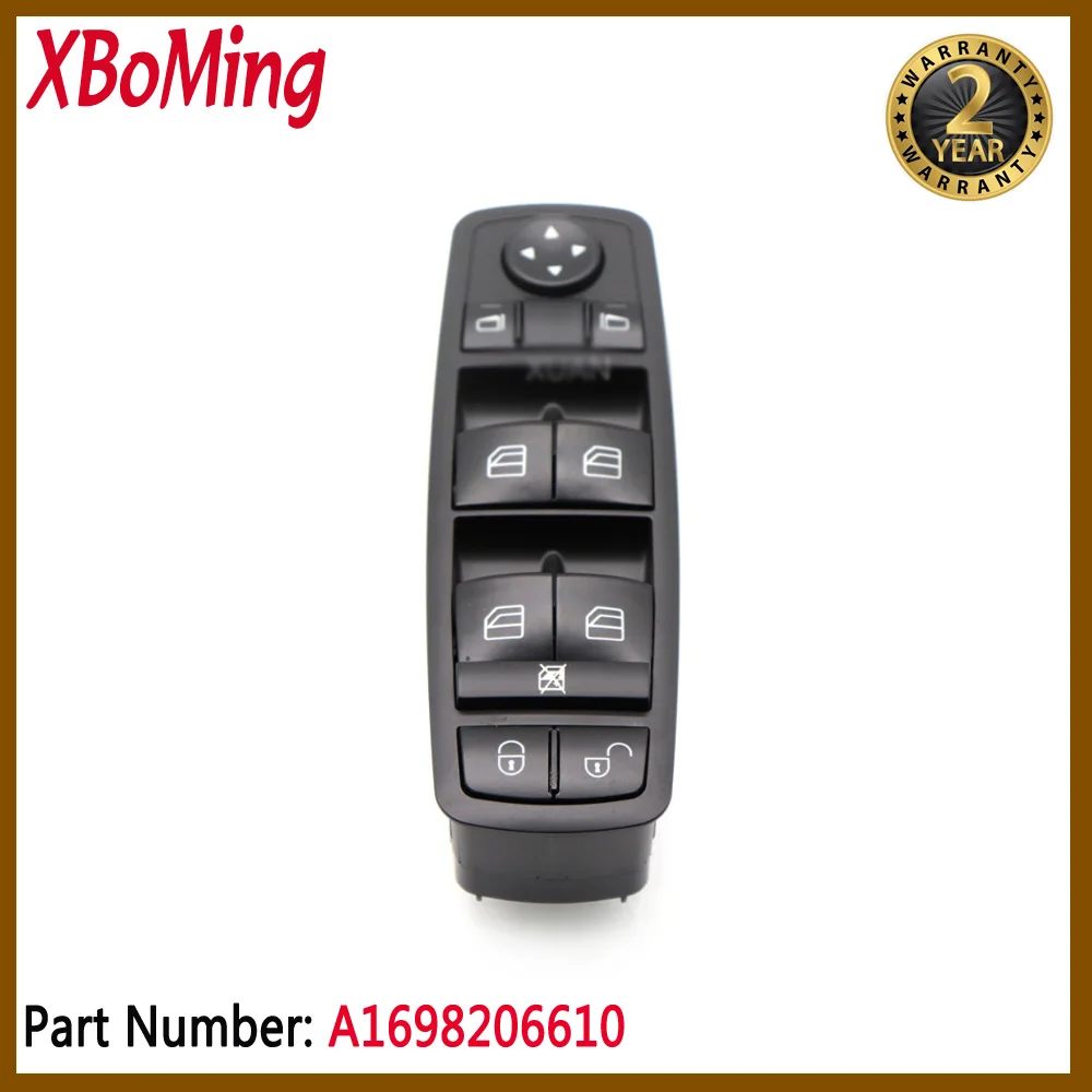 A1698206610 Front Left Driver Side Power Window Master Control Switch Fit For Mercedes-Benz B-Class W245 A-Class W169