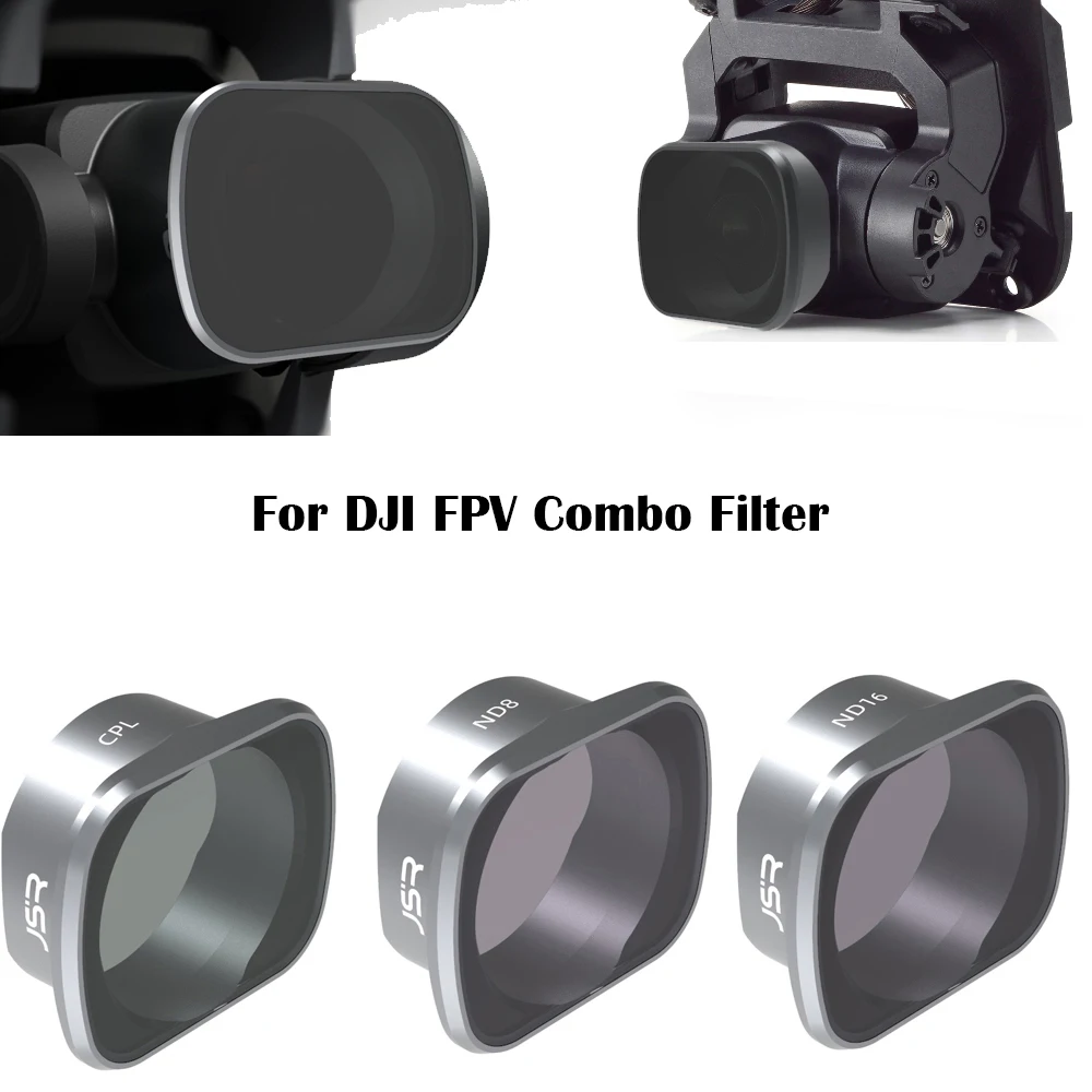 For DJI FPV Combo Filter Drone UV/CPL/NDPL4/8/16/32 Set Neutral Density Polar Filters Kit Camera Accessories Quadcopter 6pcs/8pc