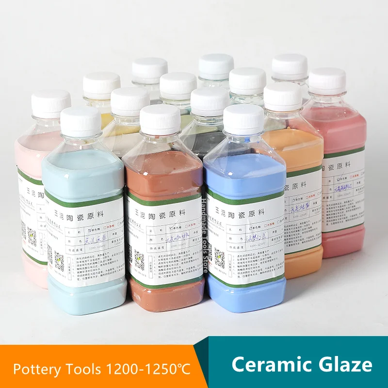 330ML/bottle Ceramic Matt Underglaze Color Monochromatic Glaze Pigment Jingdezhen Medium Temperature Firing 14 Colors Available