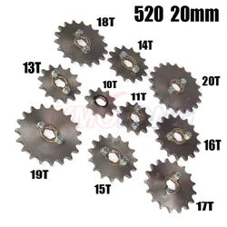 520 20mm  Front Engine Sprocket For Honda Lifan ZongShen ATV Quad Dirt Pit bike Buggy motorcycle