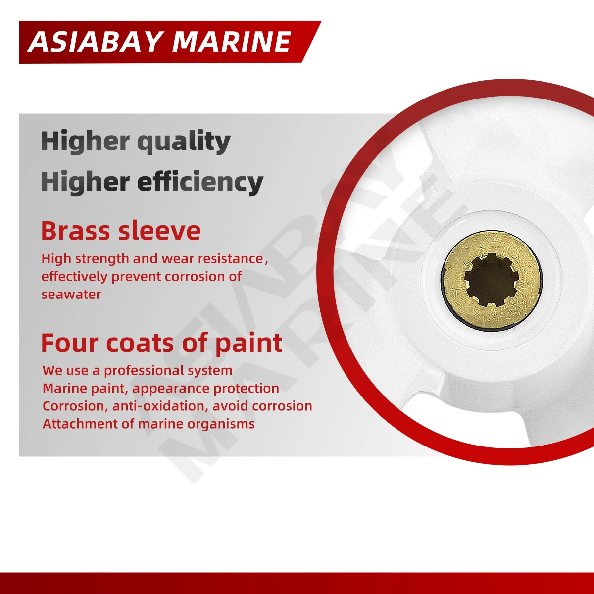 Buitenboordpropeller Voor Yamaha 4hp 6hp 7 1/2X8 Bootmotor Aluminium Schroef 3 Blade 9 Spline Ship Marine Motor Onderdeel