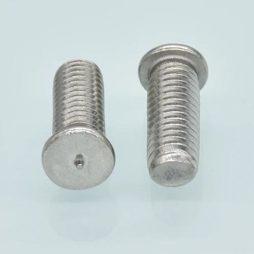 Imagen 2 del producto 100 unids/lote M3 M4 M5 M6 304 tornillos de soldadura de acero inoxidable ISO13918 DIN32501 pernos de soldadura por puntos tornillo de soldadura SUS 304