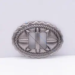 Quality Antique Sliver Western Southwest Saddles Leathercraft Belt Flower Oval Slotted Conchos 32*24mm