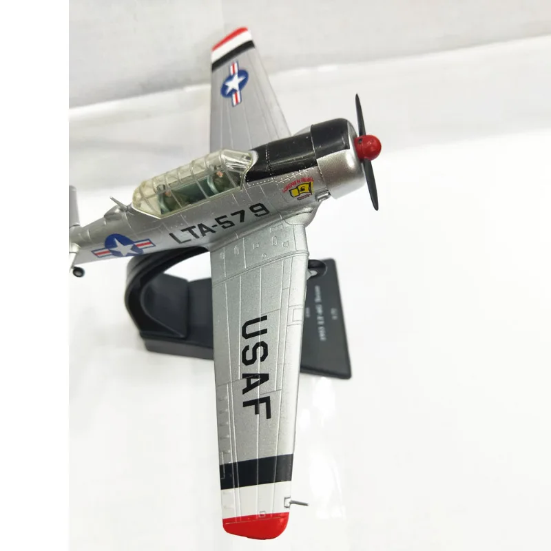 1/72 مقياس LT-6G الأمريكية T-6 تكساس المدرب نموذج طائرة عسكرية مقاتلة طائرة مركب المعادن ثابت عرض مجموعة الكبار