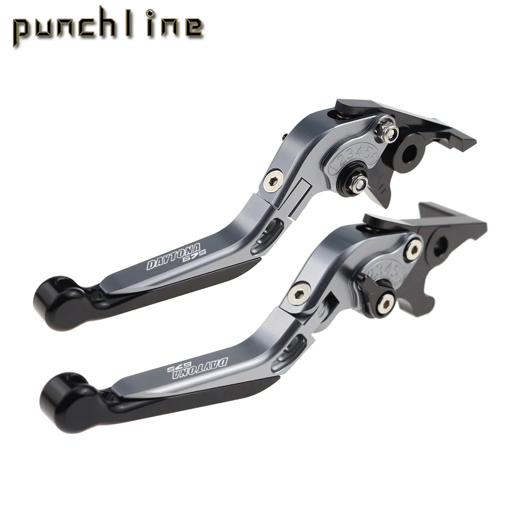 Fit For DAYTONA 675 2006-2017 DAYTONA675 Folding Extendable Brake Clutch Levers Motorcycle CNC Accessories Parts  Handle Set