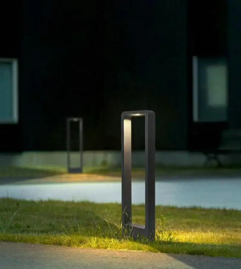 Luz LED para paisajes, decoración impermeable para exteriores, patio, camino, Villa, jardín, bolardo, lámparas de césped