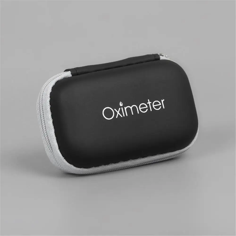 Universal Finger Oximeter Storage Bag Waterproof Portable Pulse Oximeters Storage Cases Zipper Design Storing Box Anti-scratch
