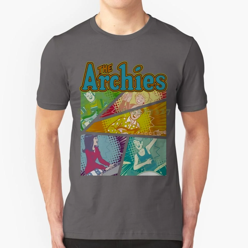 Archie Comics-Mens The Archies Colored Heather T Shirt Print Short Sleeve Tshirt