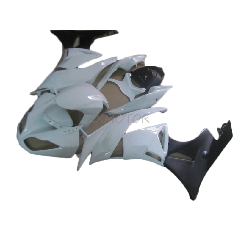 

Injection Motorcycle Bodywork Fairing Suitable For 2009-2012 Kawasaki ZX6R White Black Premium fairings kits ZX6R 09-12 XC12