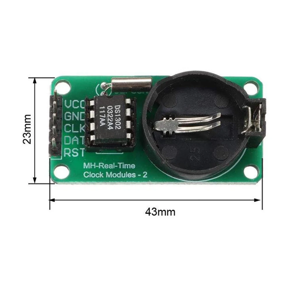새로운 스마트 전자 DIY DS1302 arduino UNO 메가 개발 보드에 적합한 실시간 클럭 모듈 Diy Starter