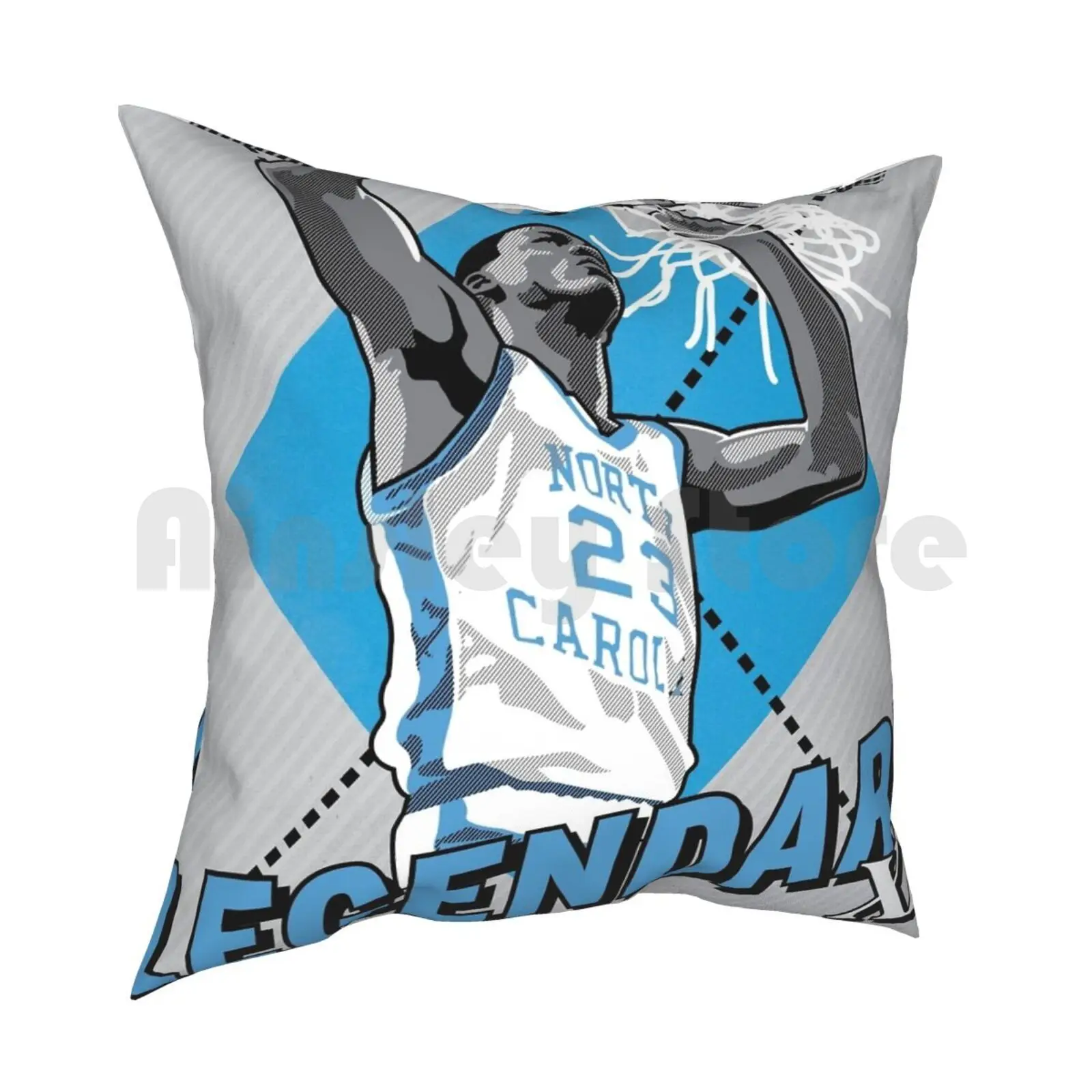 Legendary Pillow Case Printed Home Soft DIY Pillow cover Mj 23 Basketball Shoes College Sports Athlete Athletic Michael